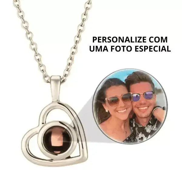 Colar Momentos Eternos - Foto Personalizável - Último dia de Promoção