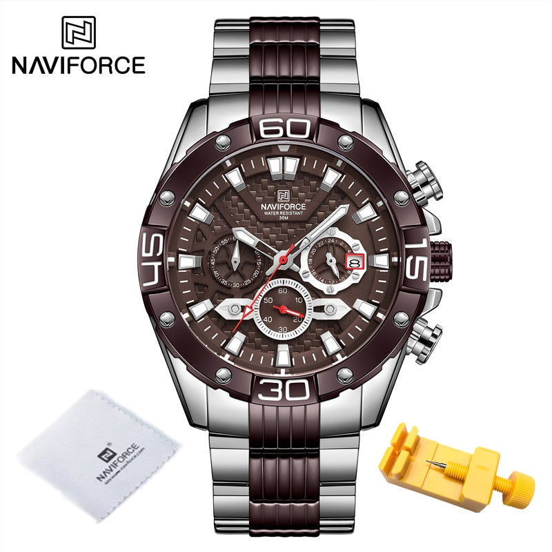 Relógio Masculino de Aço NaviForce