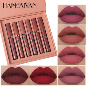 Kit Batom Handaiyan Matte Sexy Lips + Caixa Exclusiva Edição Limitada - (PAGUE 3, LEVE 6)